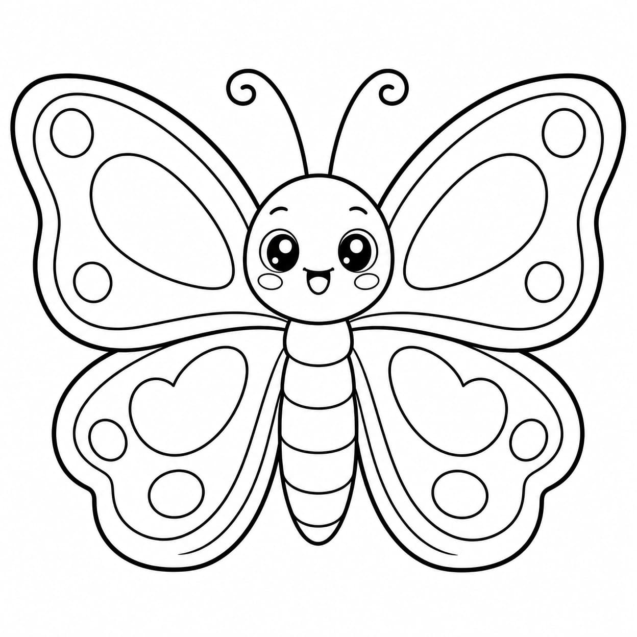 Butterfly outline
