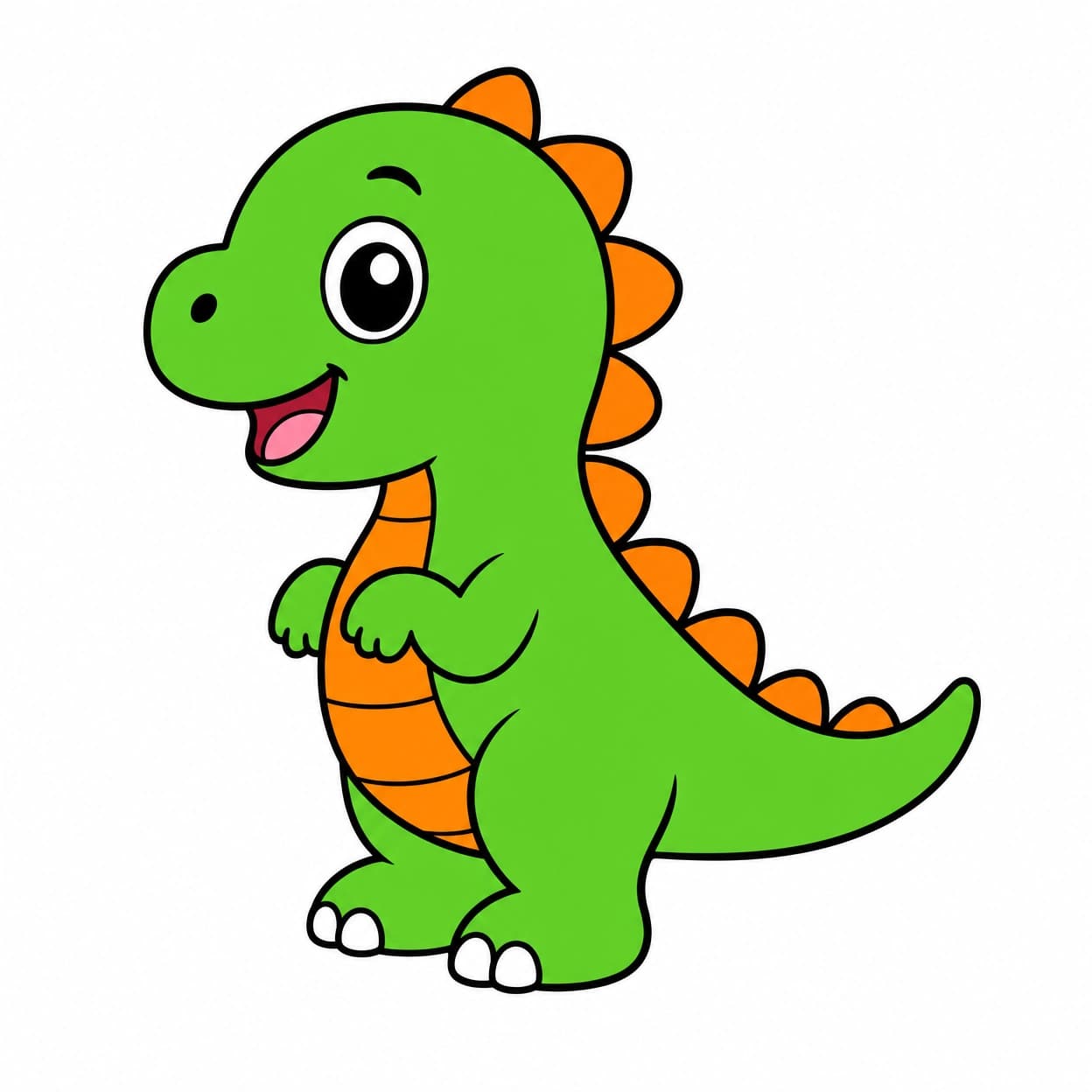 Baby Dinosaur colored