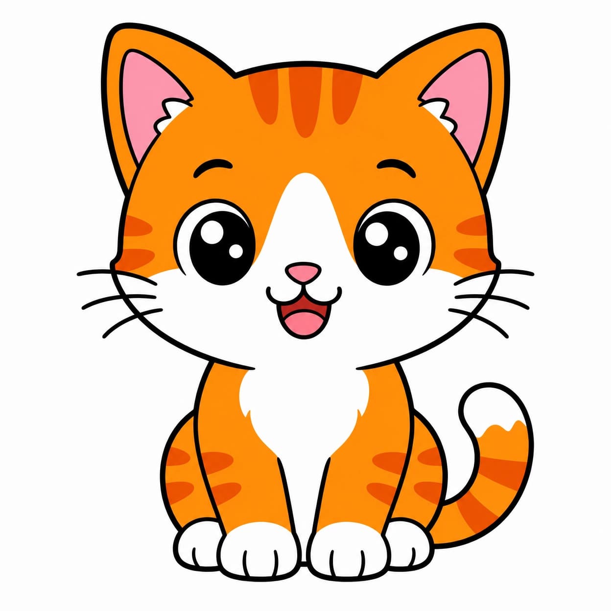 Cute Kitten colored