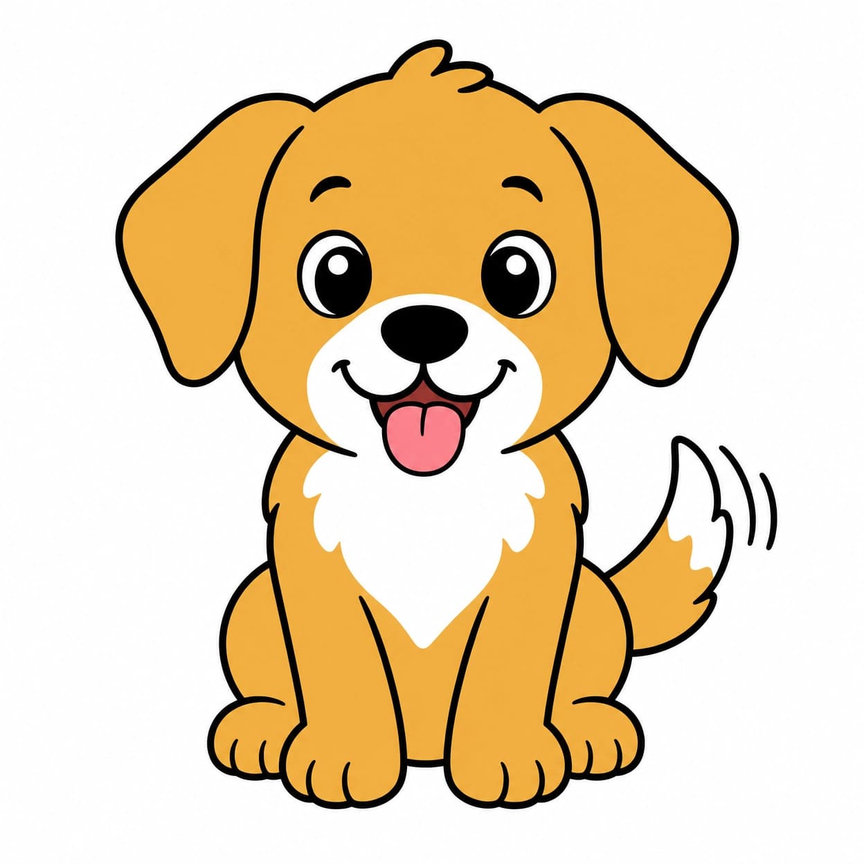 Puppy colored