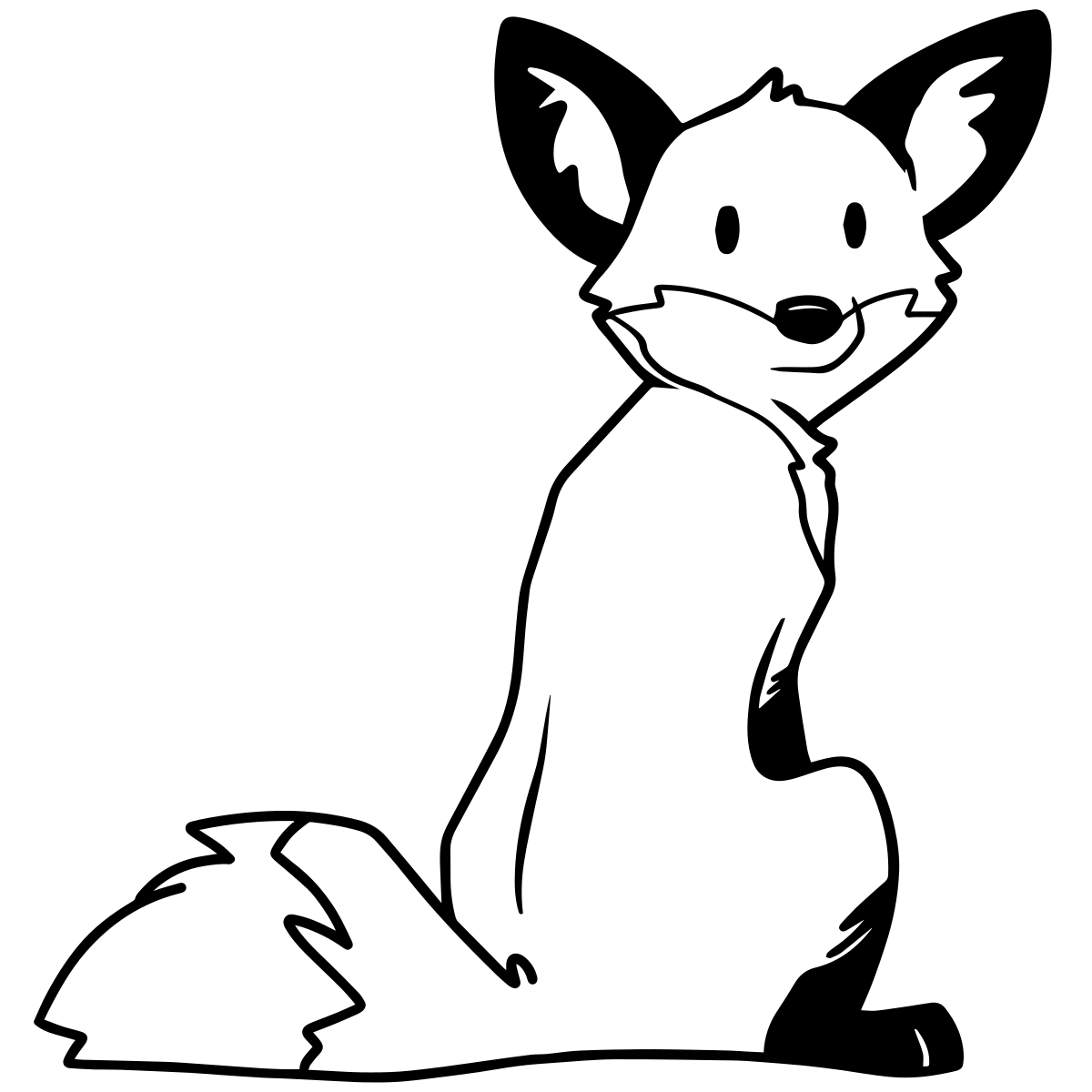 Cartoon Outline Example reference image