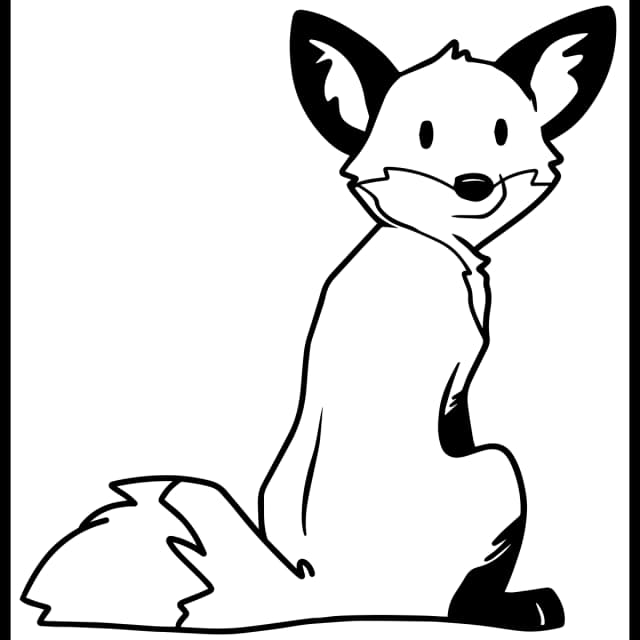 Cartoon source image for dot-to-dot conversion