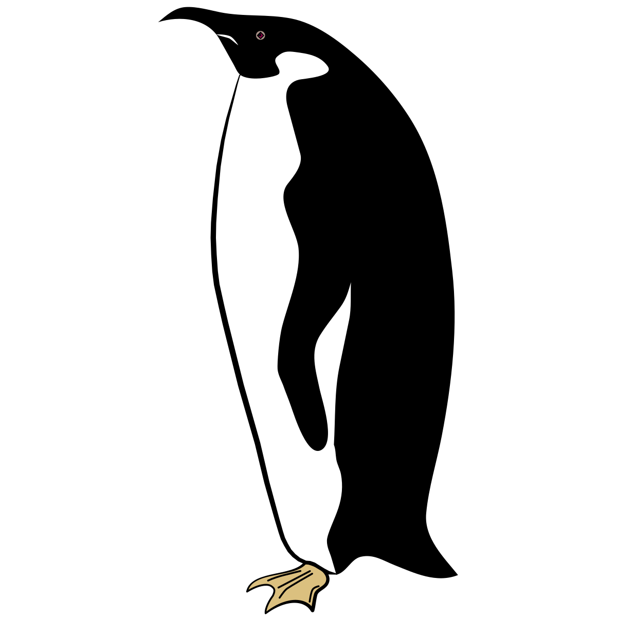 Penguin dot to dot printable puzzle