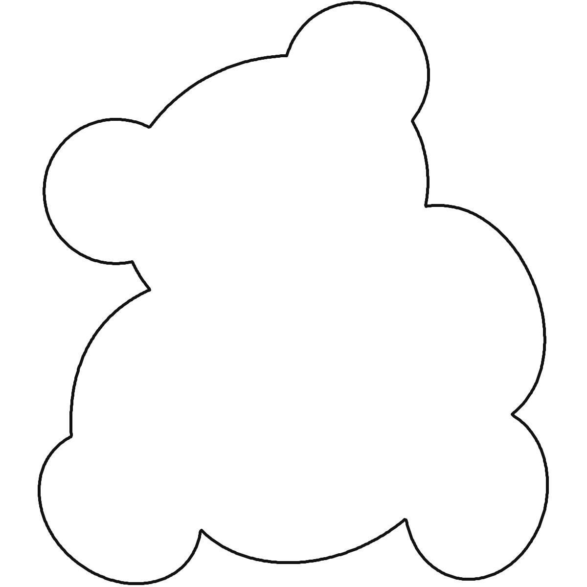 Teddy Bear Outline solved outline