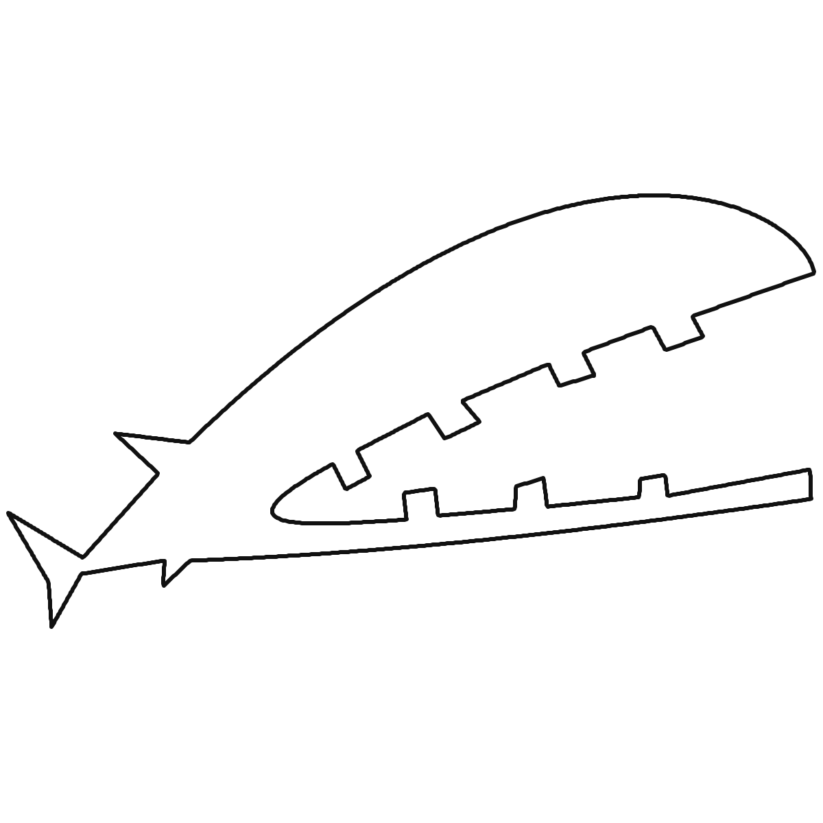 Whale solved outline