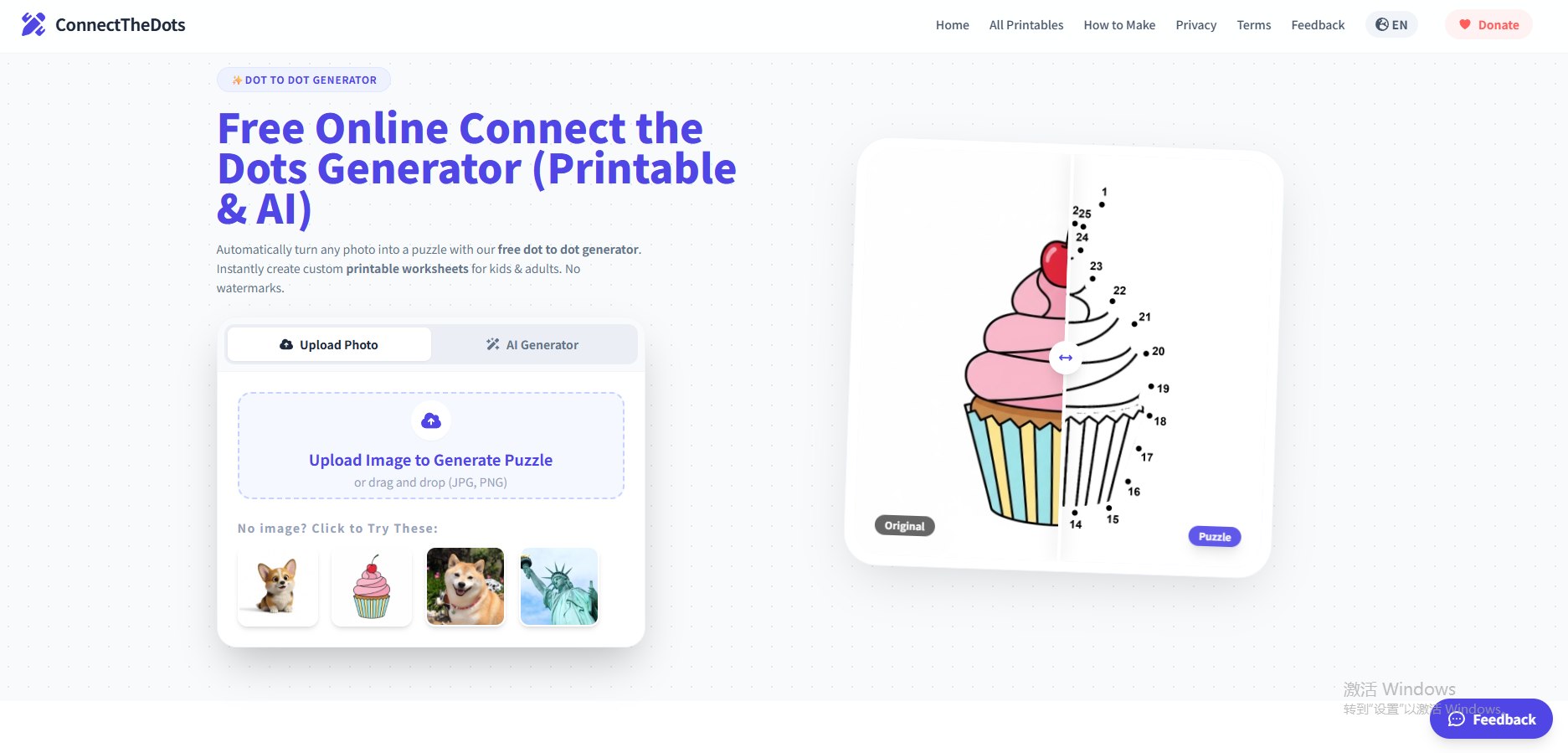 Free Connect the Dots Generator | Online Dot to Dot Maker
